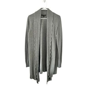 Banana‎ Republic Chevron Waterfall Gray Cardigan